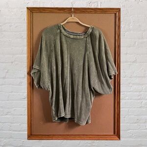 Pilcro Green Top Size Large